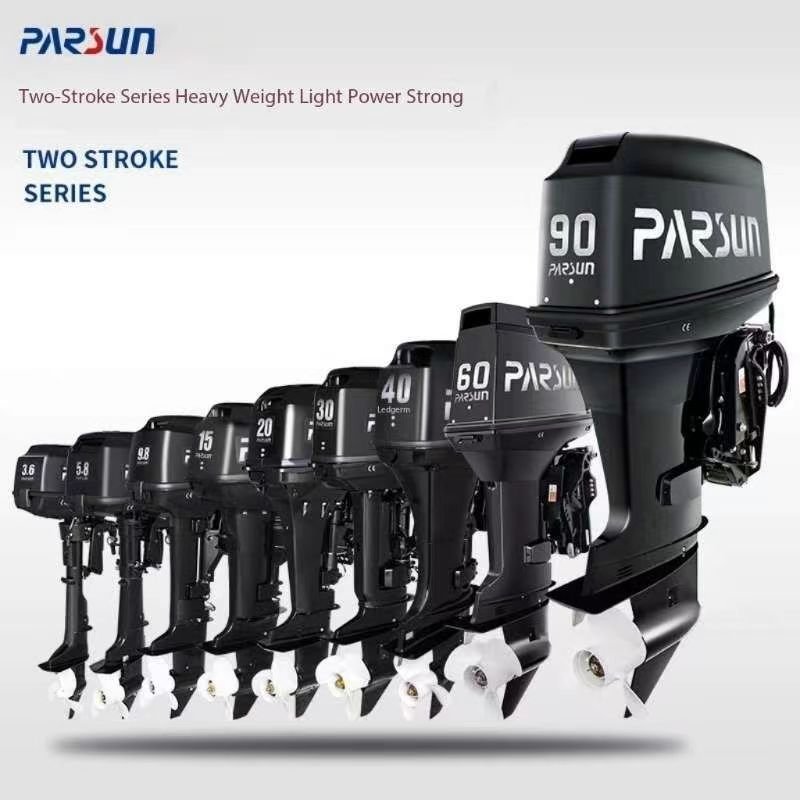 20 HP T20 Marine Motor 2-Stroke Manual Tilt Water-cooled System Manual Starter Freeboat Motor Outboard